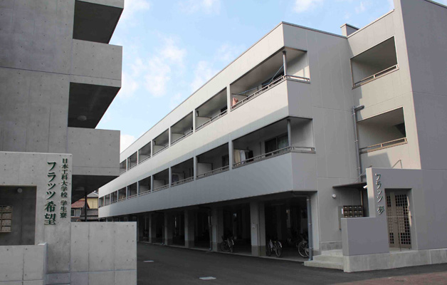 留学生専用寮を完備!