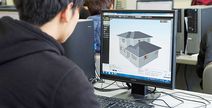 全国唯一のインターンシップで建築業界で必要な実務力と資格を在学中に取得