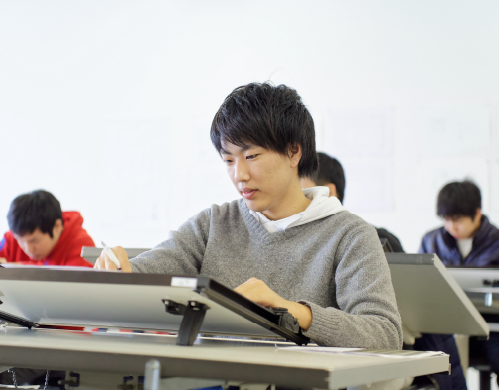 ポイント3.2年連想2級建築士100%のイメージ画像授業の様子