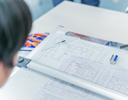 ポイント3.2年連想2級建築士100%のイメージ画像授業の様子