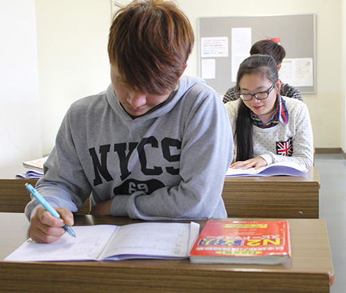 語学力に合わせたクラスで無理なく日本語が学べます。